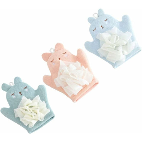 Darrahopens Baby & Kids > Nursing > Baby Health & Grooming Kits Children'S Bath Sponge Glove Cartoon Baby Kids Bath Shower Gloves Bath Sponge Bath Puppet Washcloth Towel With Animal