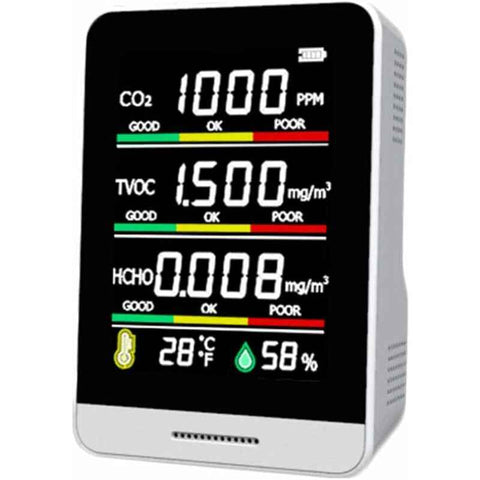 Darrahopens Tools > Industrial Tools > Measuring Tools & Sensors Co2 Detector Temperature Humidity Detection Tool Smart Office Indoor Outdoor High Precision Fast Detection