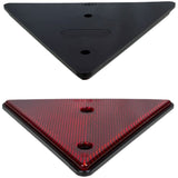 Darrahopens Auto Accessories > Auto Accessories Others > Automotive Lights 2 pcs Set Screw-On Triangle Trailer Reflectors