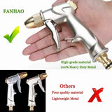 Darrahopens Home & Garden > Garden Tools > Gardening Accessories Garden Hose Spray Gun With Full Brass Nozzle, 100% Metal Heavy Duty Water Gun, High Pressure Spray Nozzle For Watering
