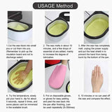 Paraffin wax warmer - Candle wax melting pot with handle and heat-insulating plate - Fast and adjustable heating - 2 speeds - Large 2000ml capacity and easy to use - For skin treatment (Wit)