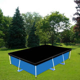 Waterproof cover - Dust cover - Outdoor pool cover 221 x 150 cm Black Oxford fabric - UV protection - Waterproof, heat-reflective - Dust cover