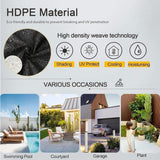 HDPE Sun Protection Net UV Heat Insulating Fabric for Garden Greenhouse and Patio, 2×2 m