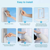 Window Seal for Portable AC with Zipper and Tape, Compatible with All Mobile Air Conditioners, 300 x 32cm