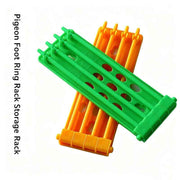 Pigeon Leg Ring Holder (Plastic) Size: 70*195mm Color: Yellow for Pigeons (2pc)