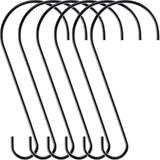 Hanging Multi-functional S Hook (Metal) Size: 305mm Color: Black for Birds (1pc)