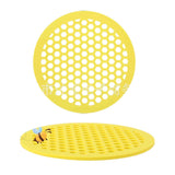 Bee Watering Tray (EVA) Size: Floating Color: Yellow Outdoor Use (1pc)