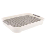 Waste Tray (Plastic) Size: 270mm*185mm*40mm Color: Green for Rabbits/Guinea Pigs (1pc)