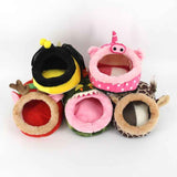 Pet Bed (Plush/PP Cotton) Size: 230mm Color: Green for Rabbits/Guinea Pigs (1pc)