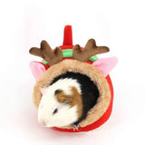 Pet Bed (Plush/PP Cotton) Size: 230mm Color: Green for Rabbits/Guinea Pigs (1pc)