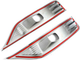 BYD Shark 6 Side Fender Parking Light Decorative Covers | 3 Surface Finishes Available: Black, Chrome, Carbon Fiber Truck Exterior Decorative Covers (Black)