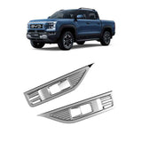 BYD Shark 6 Side Fender Parking Light Decorative Covers | 3 Surface Finishes Available: Black, Chrome, Carbon Fiber Truck Exterior Decorative Covers (Chrome)