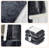 Warm Full Body Wearable Heated Blanket | With Foot Pocket & Auto Shut Off, 127×177CM Washable Heating Wrap for Sofa