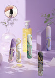 3 Pack 5ml Travel Perfume Atomizer Bottles, Leakproof Bottom-Fill Spray Set, Champagne Marble