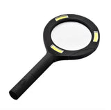 LED Magnifying Glass with COB Light, 250 Lumens Glass Lens and Ergonomic Handle