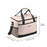 Portable Insulated Cooler Bag for Camping and Picnics, Durable Thermal Storage Tote, Blue