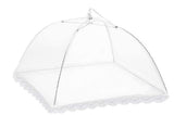 15 Inch Mesh Food Cover, Collapsible Lace Tent for BBQ and Kitchen Insect Protection