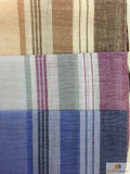 12 Pack Men's Cotton Handkerchiefs, 35 x 35 cm Pocket Square Hankies