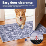 Soft Crystal Velvet Bath Mat 50 x 80 cm, Non-Slip Floor Rug