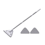 Adjustable Triangle Cleaning Mop with 119 cm Handle, Rotating Head Wall Window and Ceiling Cleaner