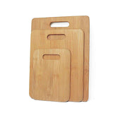 3 Pack Bamboo Cheese Board Set, Cutting, Serving and Chopping Boards