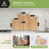 3 Pack Bamboo Cheese Board Set, Cutting, Serving and Chopping Boards