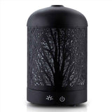 Black Aroma Diffuser 160 ml, Ultrasonic Aromatherapy Humidifier