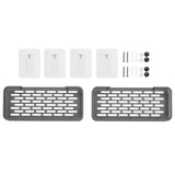 2 Pack Bathroom Wall Shelf Storage Racks, 30 x 13 x 5 cm, Black
