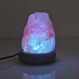 USB Color Changing Himalayan Salt Lamp, Pink Natural Rock LED Night Light