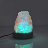 USB Color Changing Himalayan Salt Lamp, Pink Natural Rock LED Night Light