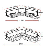 2 Pack Bathroom Corner Shelf Storage Racks