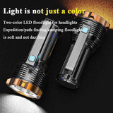 1200 Lumen USB Rechargeable LED Flashlight, Super Bright Hand Torch