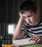 1200 Lumen USB Rechargeable LED Flashlight, Super Bright Hand Torch