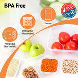 16-Piece Cereal Dispenser and Food Storage Container Set