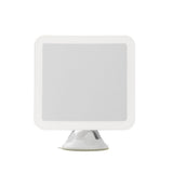 10X Magnifying Makeup Mirror with LED Light, Rotating Cordless Suction Cup Mirror