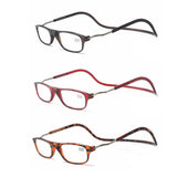 Smart Reading Glasses with Magnet Brown +2.5
