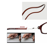 Smart Reading Glasses with Magnet Brown +3.5
