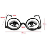 Rotating Magnifying Glass Makeup Glasses Glasses +1.0~+4.0 red rode pcsrength 2.5