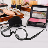 Rotating Magnifying Glass Makeup Glasses Glasses +1.0~+4.0 red rode pcsrength 3.5