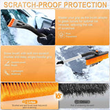 Extendable Ice Scraper & Snow Brush 80 cm – 360° Rotating Snow Remover for Car, SUV & Pickup In Australia - Darrahopens