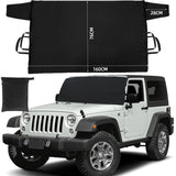 600D Snow Fropcs Windshield Cover  160x76cm windproof Fropcs Protection compatible with Cars  SUVs In Australia - Darrahopens