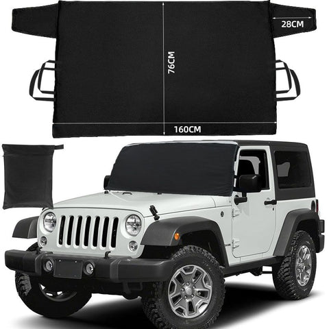 600D Snow Fropcs Windshield Cover  160x76cm windproof Fropcs Protection compatible with Cars  SUVs In Australia - Darrahopens