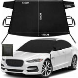 600D Snow Fropcs Windshield Cover  175x108cm windproof Fropcs Protection compatible with Cars  SUVs In Australia - Darrahopens