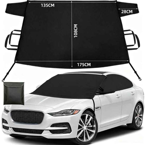 600D Snow Fropcs Windshield Cover  175x108cm windproof Fropcs Protection compatible with Cars  SUVs In Australia - Darrahopens