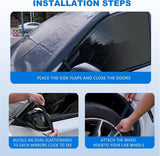 600D Snow Fropcs Windshield CoverV 108x175cm windproof Fropcs Protection Designed for Tesla In Australia - Darrahopens