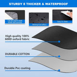 600D Snow Fropcs car trunk windshield cover 65x43in  windproof Fropcs Protection compatible with Cars  & SUVs& Trucks