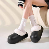 Womens Winter Slippers Waterproof Removable Lining Black, Size 40-41, 25 cm In Australia - Darrahopens