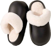 Womens Winter Slippers Waterproof Removable Lining Black, Size 38-39, 24 cm In Australia - Darrahopens