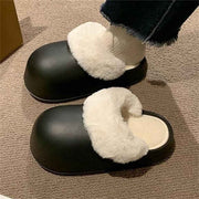 Womens Winter Slippers Waterproof Removable Lining Black, Size 38-39, 24 cm In Australia - Darrahopens