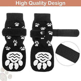 4 Piece Dog Grip Socks Non Slip Adjustable Paw Protection Winter, Size L, 7 x 18.5 cm In Australia - Darrahopens